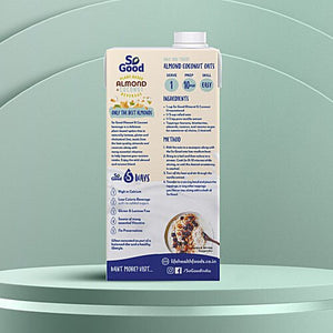 SO GOOD ALMOND COCONUT UNSWT 1000ML - SuperMarcheStore