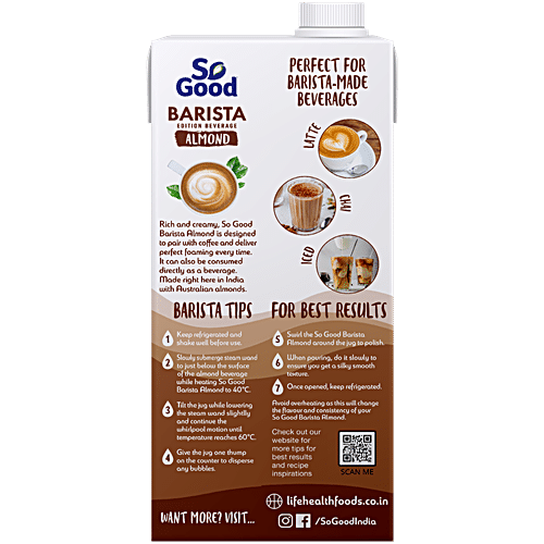 SO GOOD ALMOND MILK BARISTA EDITION - SuperMarcheStore