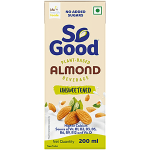 SO GOOD ALMOND UNSWEETENED 200ML - SuperMarcheStore