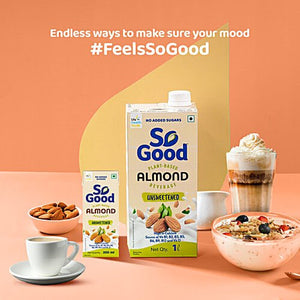 SO GOOD ALMOND UNSWEETENED 200ML - SuperMarcheStore