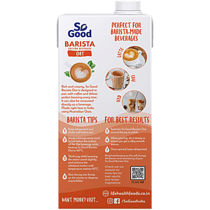 SO GOOD OAT BARISTA EDITION BEVERAGE 1 LTR - SuperMarcheStore