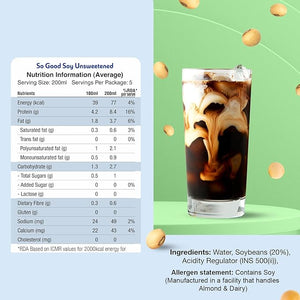 SO GOOD SOY MILK L ITR - SuperMarcheStore
