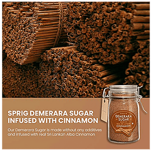 SPRIG DEMERARA SUGAR CINNAMON JR 175g - SuperMarcheStore