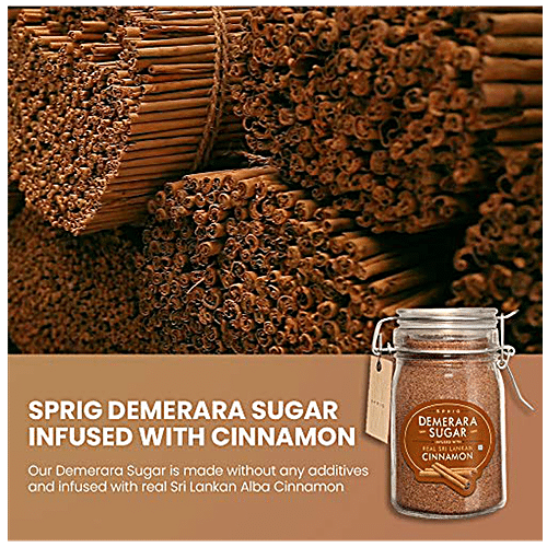 SPRIG DEMERARA SUGAR CINNAMON JR 175g - SuperMarcheStore