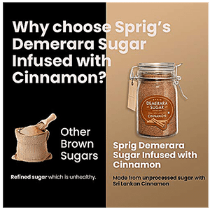 SPRIG DEMERARA SUGAR CINNAMON JR 175g - SuperMarcheStore