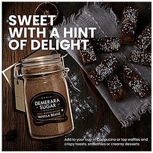 SPRIG DEMERARA SUGAR VANILLA BEANS 175g - SuperMarcheStore