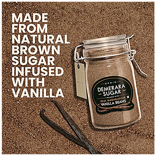 SPRIG DEMERARA SUGAR VANILLA BEANS 175g - SuperMarcheStore