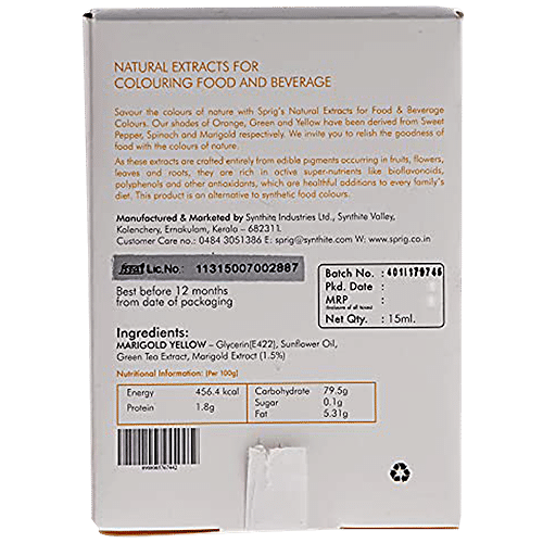 SPRIG FOOD COLOUR MARIGOLD YELLOW 15ml - SuperMarcheStore