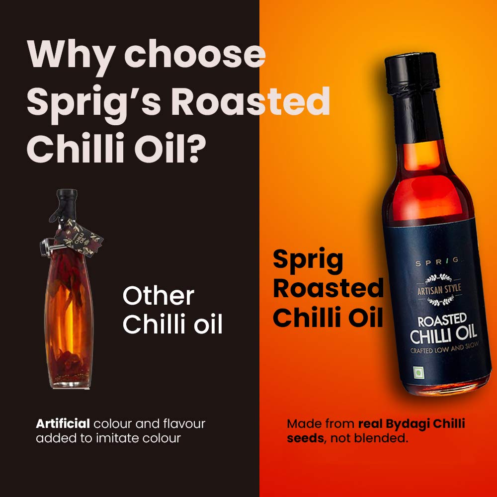 SPRIG ROASTED CHILLI OIL BT 125g - SuperMarcheStore