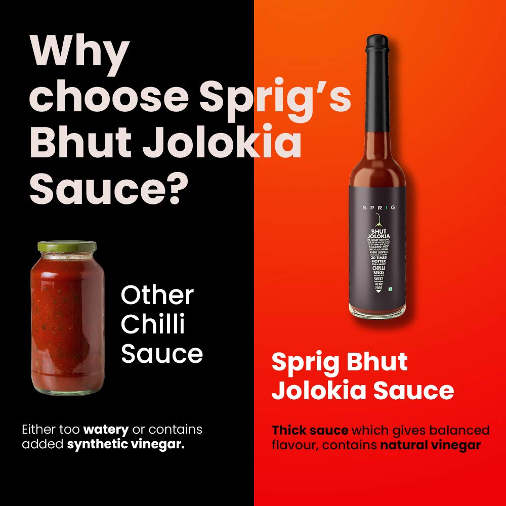 SPRIG SAUCE BHUT JALOKIA BT 100/120g - SuperMarcheStore