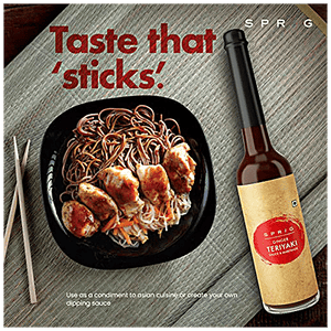 SPRIG SAUCE GINGER TERIYAKI BT 100/120g - SuperMarcheStore