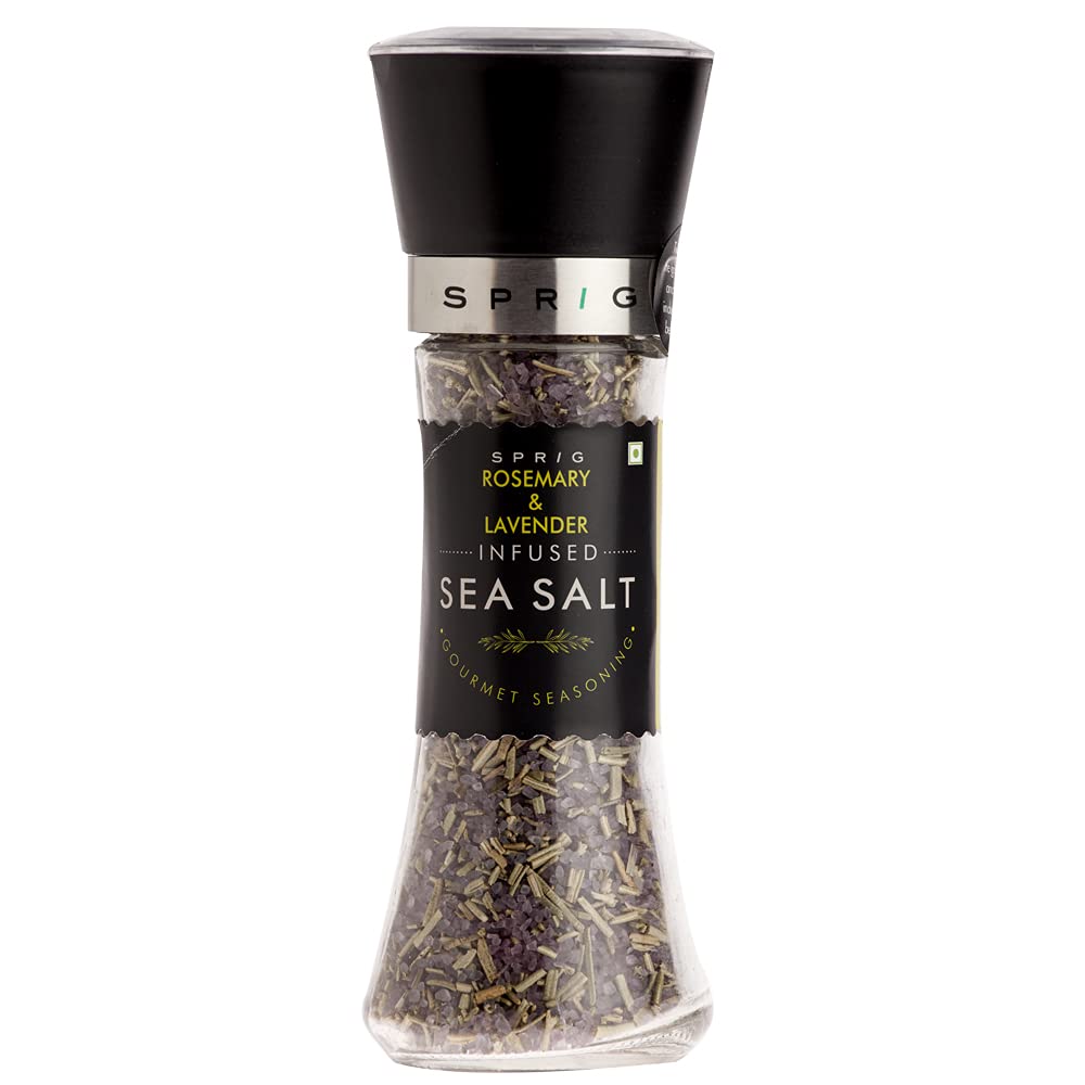SPRIG SEA SALT ROSEMARY&LAVENDER 175g - SuperMarcheStore