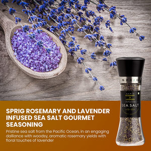 SPRIG SEA SALT ROSEMARY&LAVENDER 175g - SuperMarcheStore