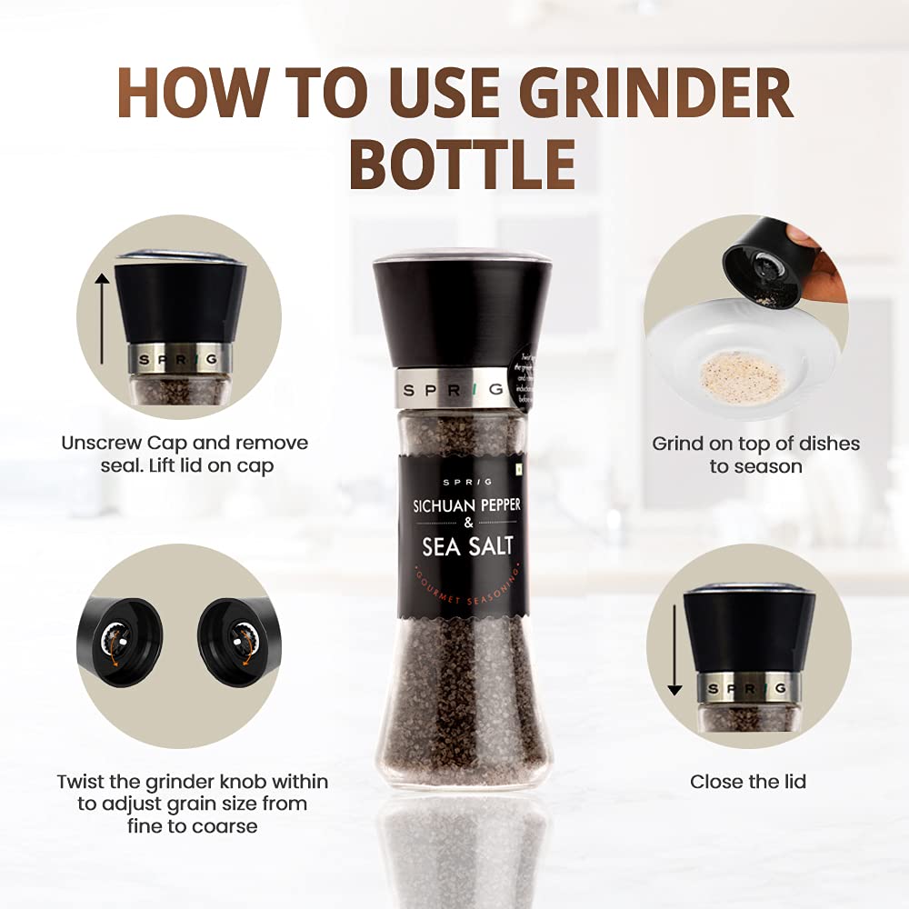 SPRIG SEA SALT SICHUAN PEPPER BT 200g - SuperMarcheStore