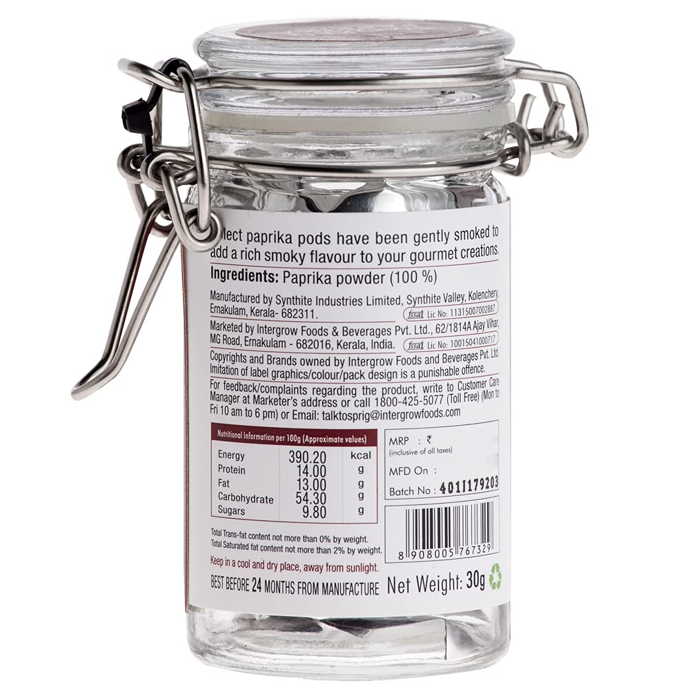 SPRIG SMOKED PAPRIKA MILK BT 30g - SuperMarcheStore