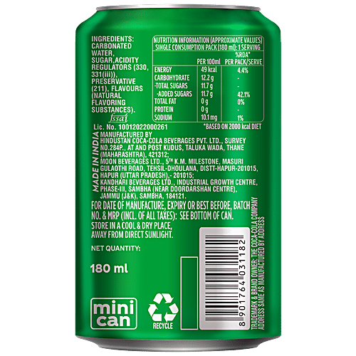 SPRITE CAN 180ML - SuperMarcheStore