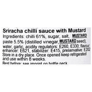 SRIRACHA MUSTARD SAUCE 200 ML - SuperMarcheStore