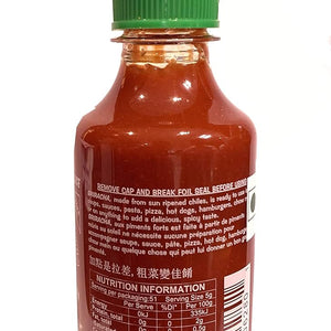 SRISACHA HOT CHILI SAUCE 255G - SuperMarcheStore