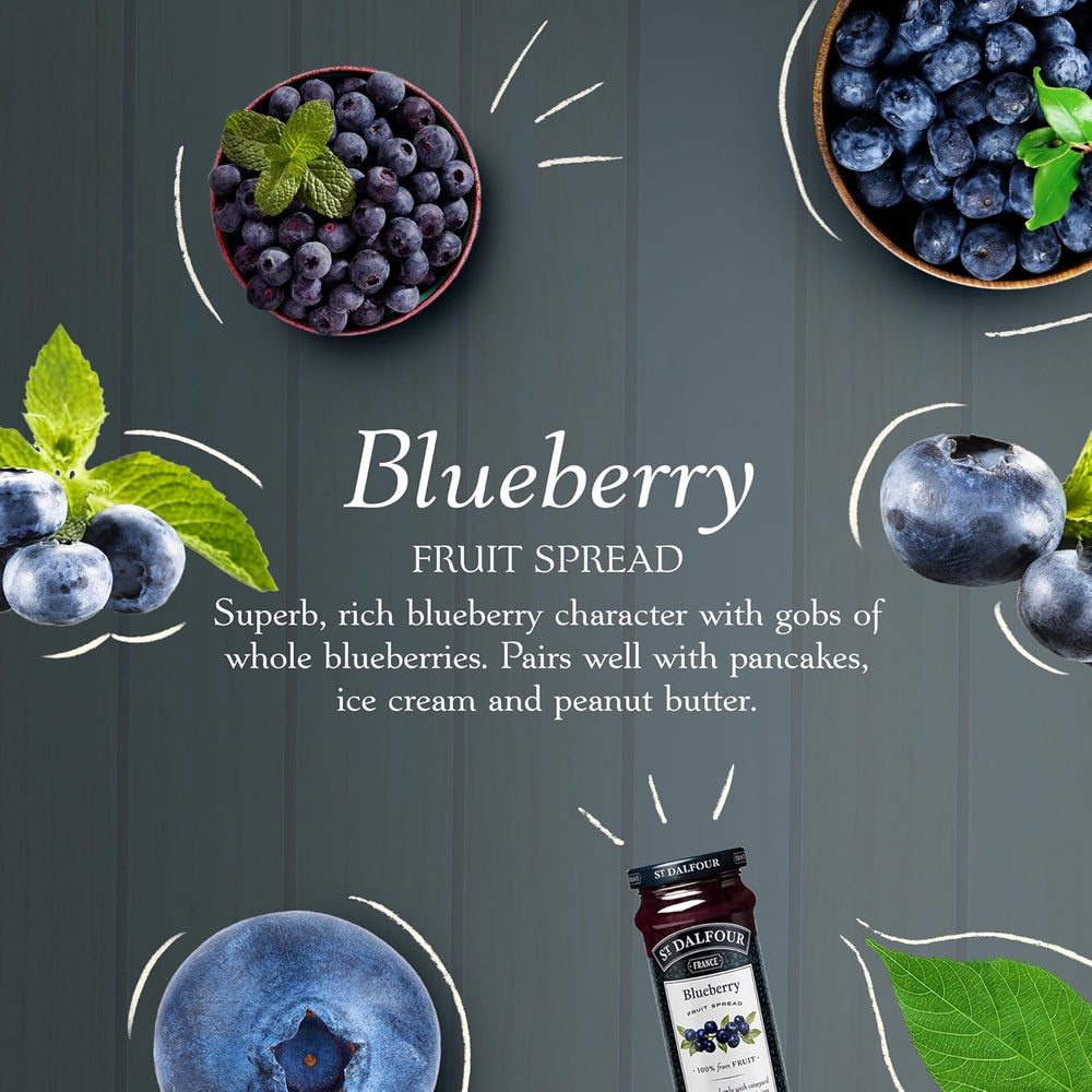 ST DALFOUR BLUEBERRY 284G - SuperMarcheStore