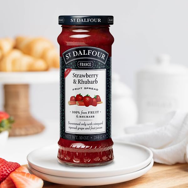 ST DALFOUR STRAWBERRY & RHUBARB - SuperMarcheStore