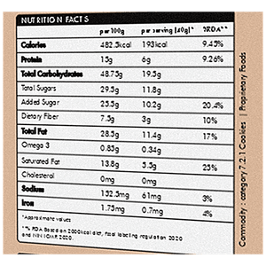 STRIVE THE PROTEIN COOKIE CHOCOLATE CHUNK - SuperMarcheStore