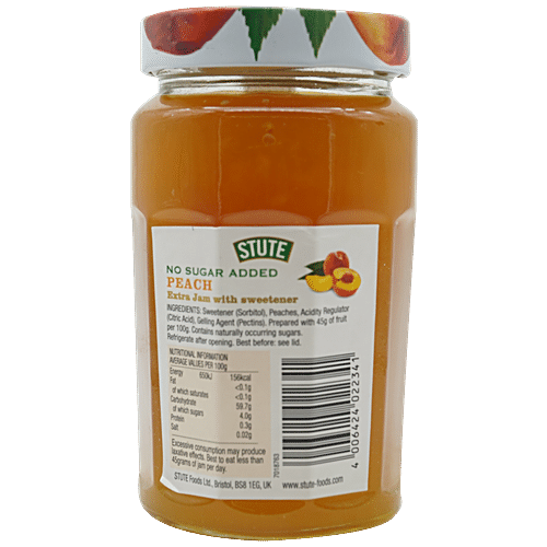 STUTE JAMS PEACH DIABETIC BT 430g - SuperMarcheStore