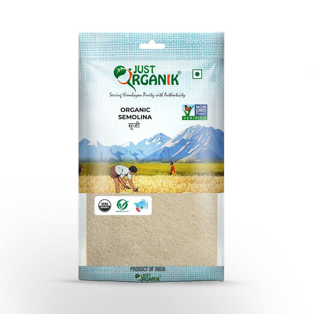 JUST ORGANIK SEMOLINA-SUJI 500G