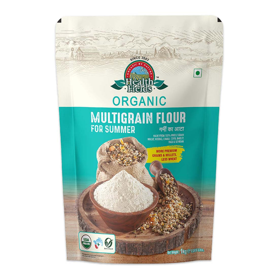 HEALTH FIELDS ORGANIC MULTIGRAIN ATTA SUMMERS 1KG
