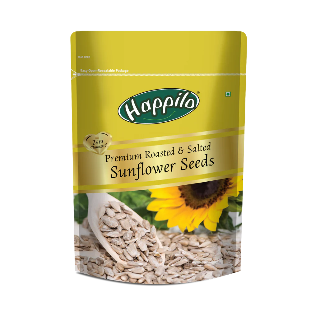 HAPPILO PREMIUM ROASTED SALTED SUNFLOWER SEEDS 250 GM