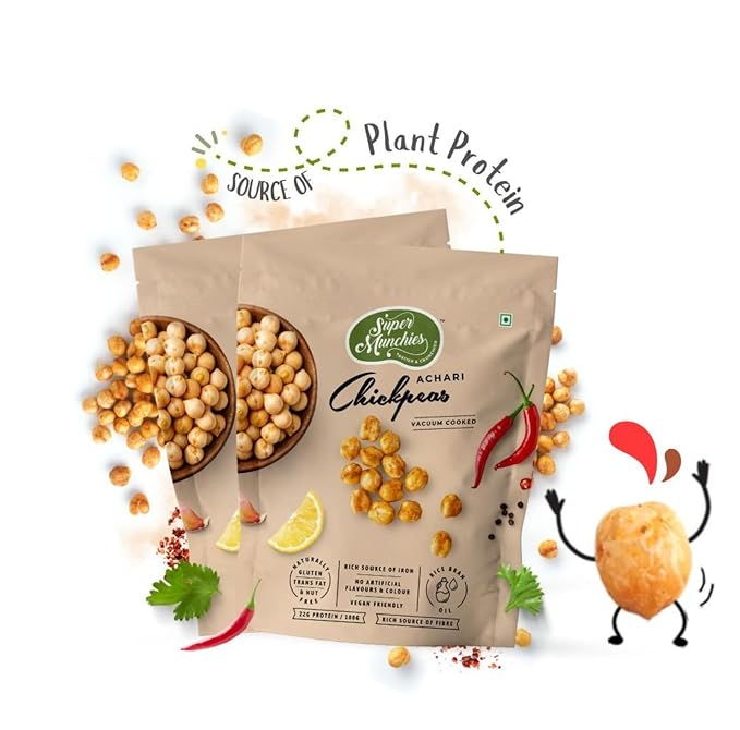 SUPER MUCHIES VACUUM COOK ACHARI CHICKPEAS 75 GM - SuperMarcheStore