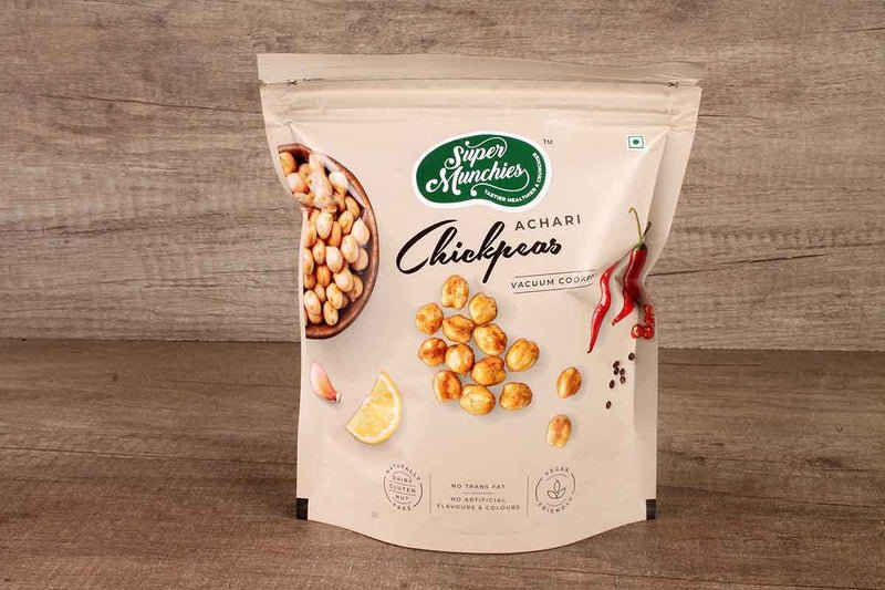 SUPER MUCHIES VACUUM COOK ACHARI CHICKPEAS 75 GM - SuperMarcheStore