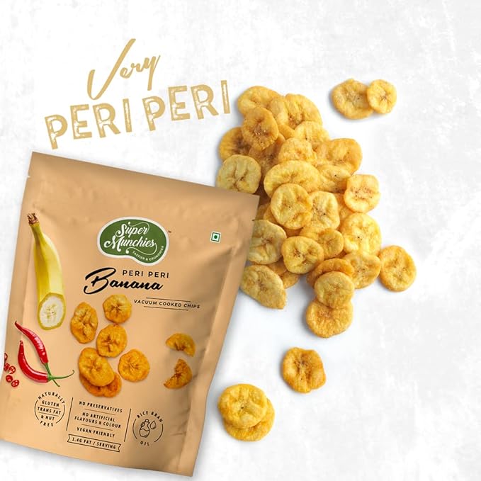 SUPER MUCHIES VACUUM COOK PERI PERI BANANA 50 GM - SuperMarcheStore