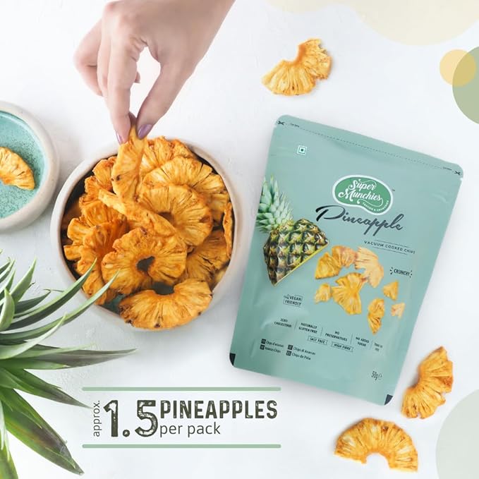 SUPER MUCHIES VACUUM COOK PINEAPPLE 50 GM - SuperMarcheStore