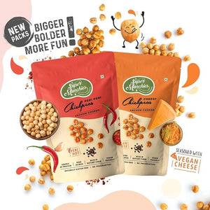 SUPER MUNCHIES CHEESY CHICKPEAS VACUM COOKED 50 GM - SuperMarcheStore