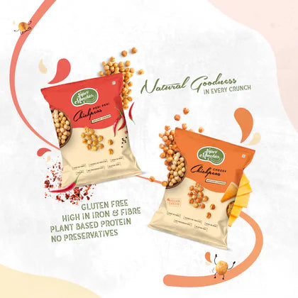 SUPER MUNCHIES PERI PERI CHICKPEAS VACUUM COOKED 50 GM