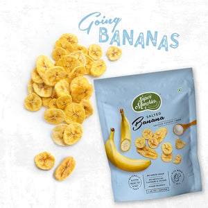 SUPER MUNCHIES VACUUM COOK SALTED BANANA 50 GM - SuperMarcheStore