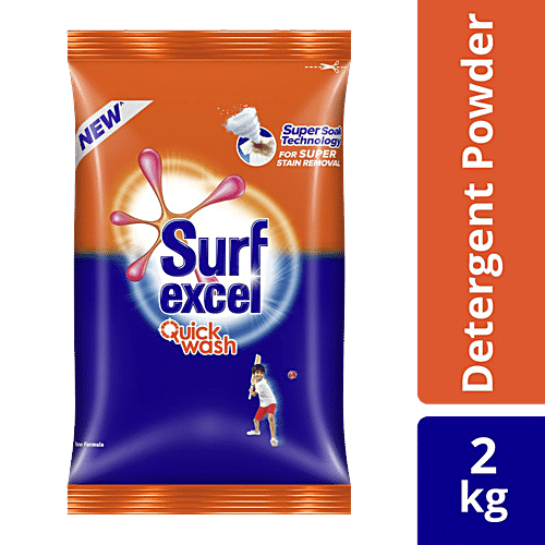SURF EXCEL QUICK WASH POUCH 2KG - SuperMarcheStore