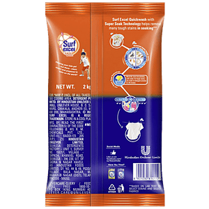 SURF EXCEL QUICK WASH POUCH 2KG - SuperMarcheStore