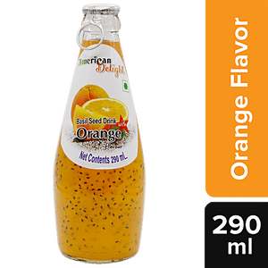 SWISS DELIGHT BASIL SEED WITH ORANGE JUICE 290 ML - SuperMarcheStore