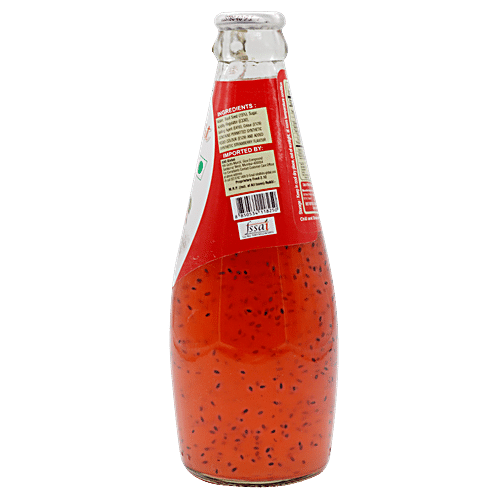 SWISS DELIGHT BASIL SEED WITH STRAWBERRY JUICE 290 ML - SuperMarcheStore