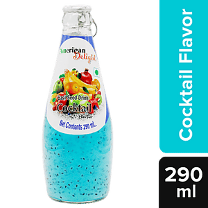 SWISS DELIGHT BASIL SEEDS WITH COCKTAIL JUICE - SuperMarcheStore