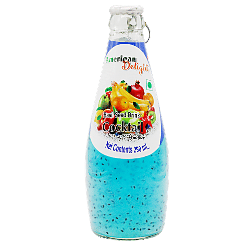 SWISS DELIGHT BASIL SEEDS WITH COCKTAIL JUICE - SuperMarcheStore