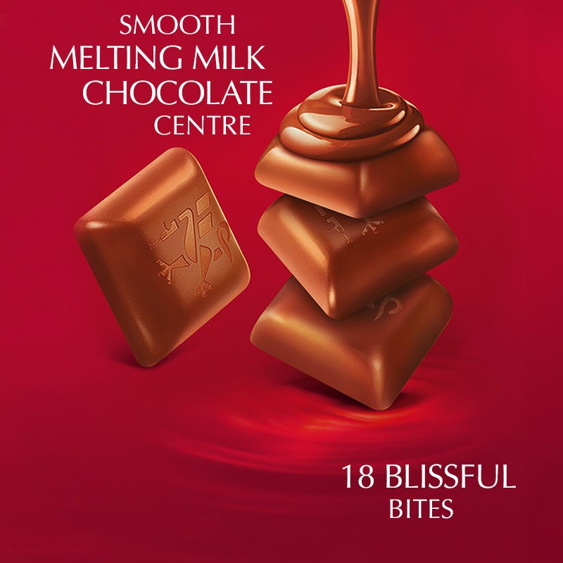 LINDT LINDOR 18 INDIVISUAL PCS MILK CHOC 100 GM