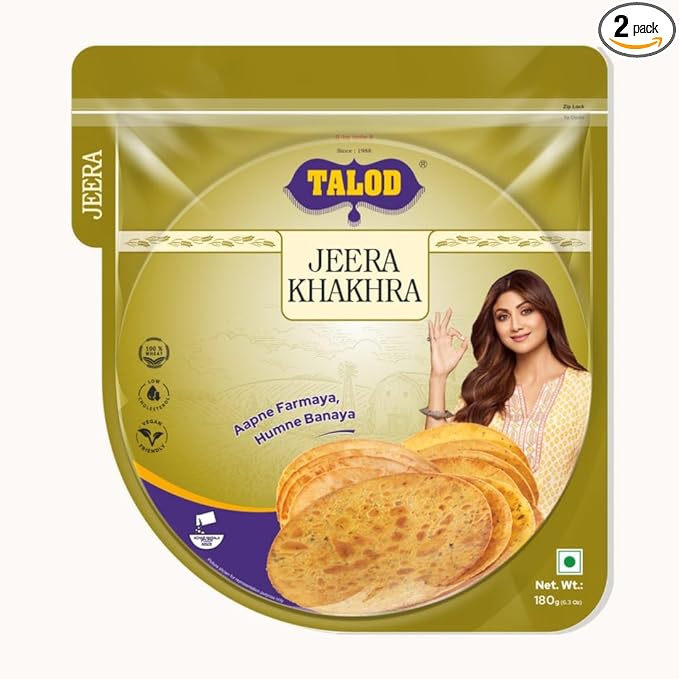 TALOD JEERA KHAKHRA 180 GM - SuperMarcheStore