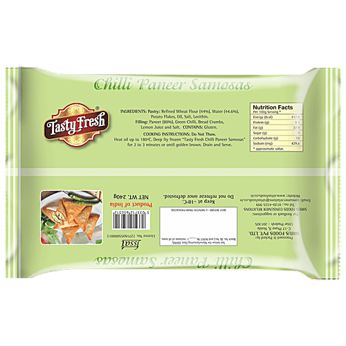 TASTY FRESH CHILLI PANEER SAMOSA - SuperMarcheStore