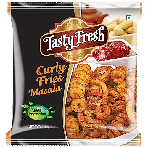 TASTY FRESH CURLY FRIES MASALA - SuperMarcheStore