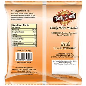 TASTY FRESH CURLY FRIES MASALA - SuperMarcheStore