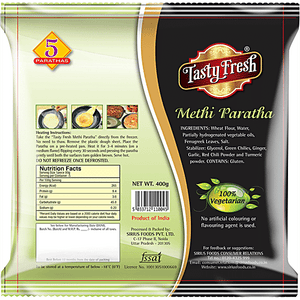 TASTY FRESH METHI PARANTHA 300GM - SuperMarcheStore