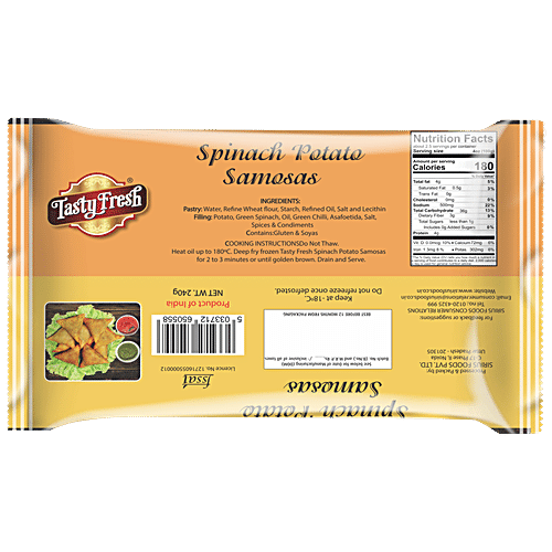 TASTY FRESH SPINACH POTATO SAMOSAS - SuperMarcheStore