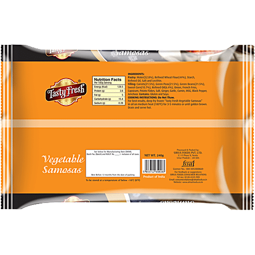 TASTY FRESH VEGETABLE SAMOSA - SuperMarcheStore
